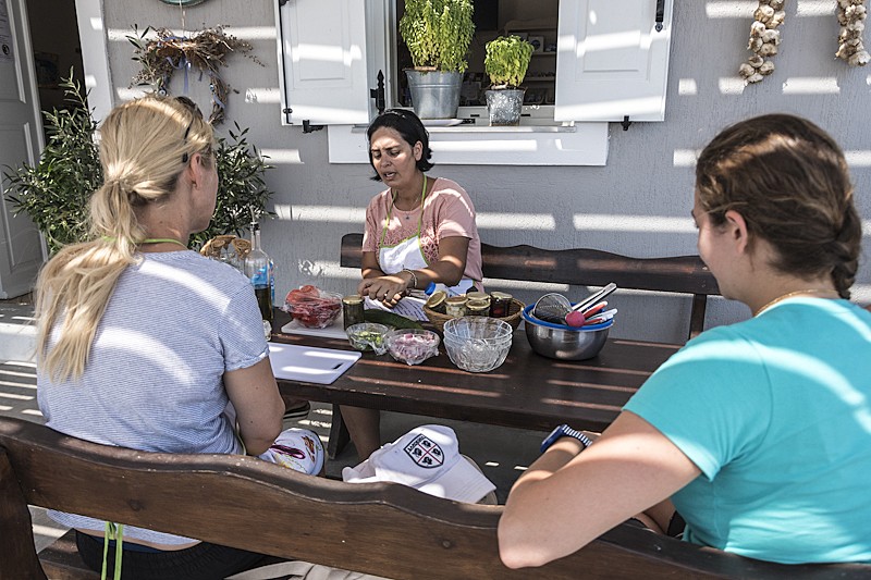 Learn to cook Cretan cuisine from a local expert