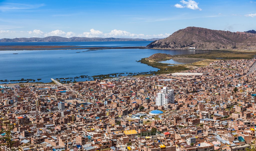 Puno City and Lake Titicaca