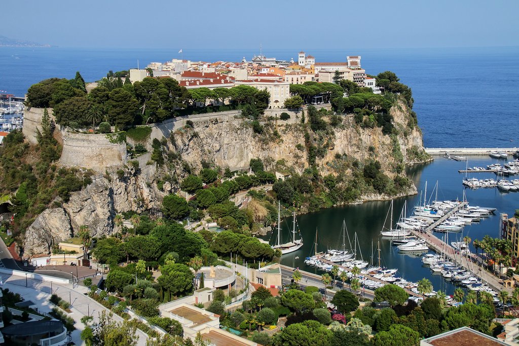 Dramatic landscapes in Monaco