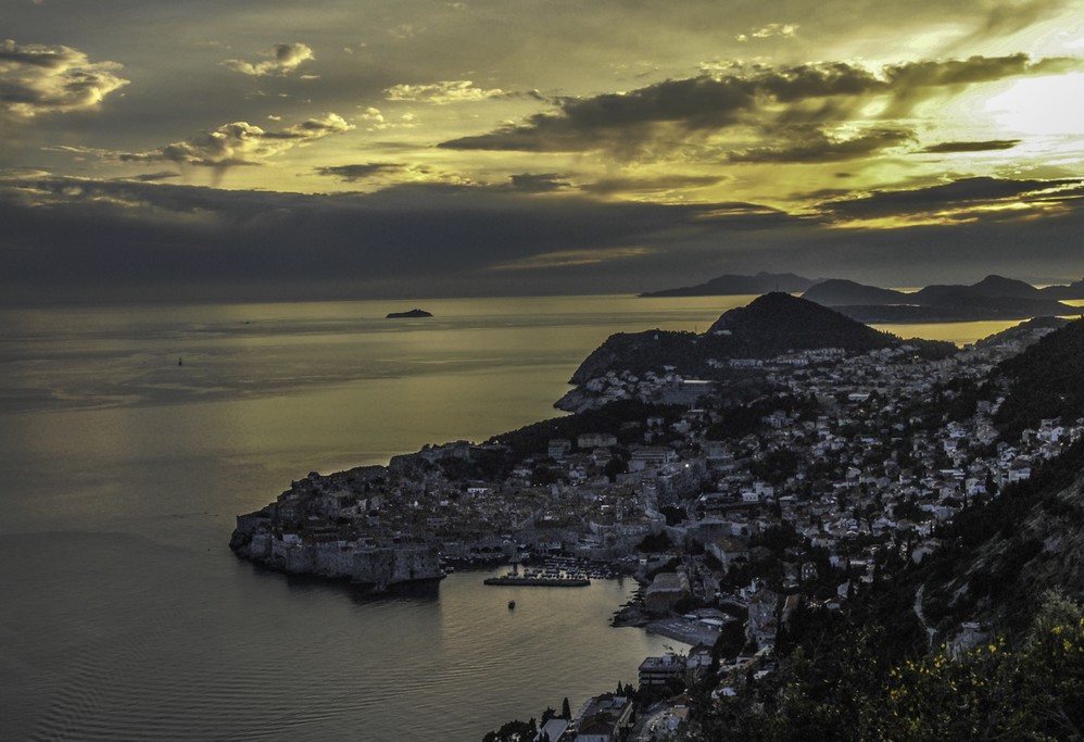 Sunset over Dubrovnik