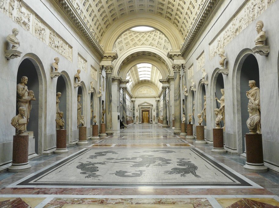 Gallery at the Vatican Museum