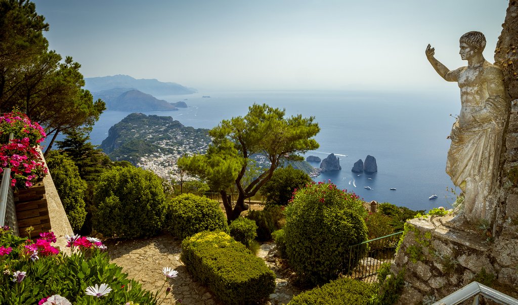 Views from Mount Solaro on Capri