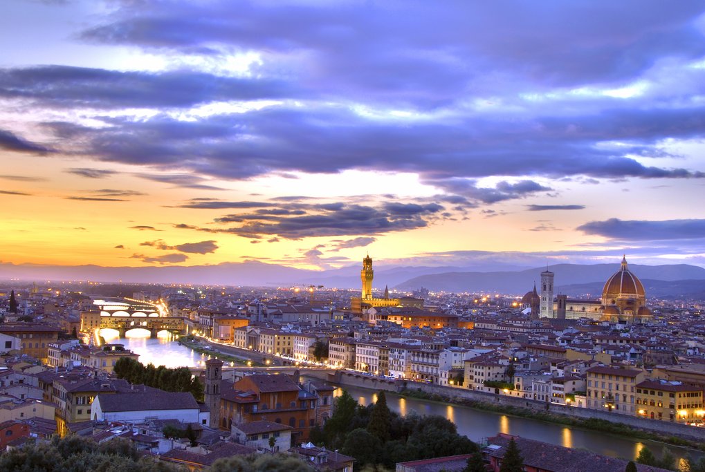 Sunset over Florence