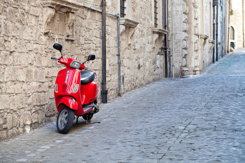 Enjoy a Vespa tour of Naples