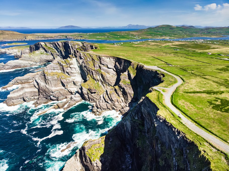 Kerry Cliffs, the most spectacular cliffs in County Kerry