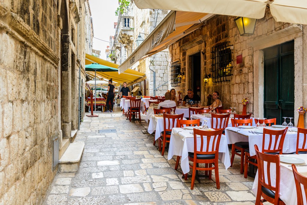 Charming restaurant in Dubrovnik's Old Town