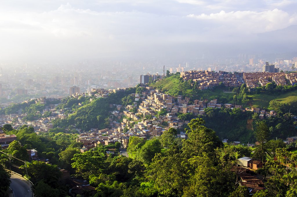 Medellín is nestled in the heart of the Andes
