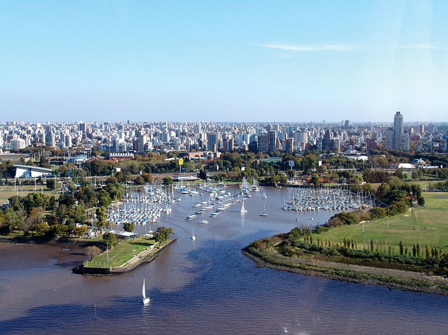 The harbor at Buenos Aires