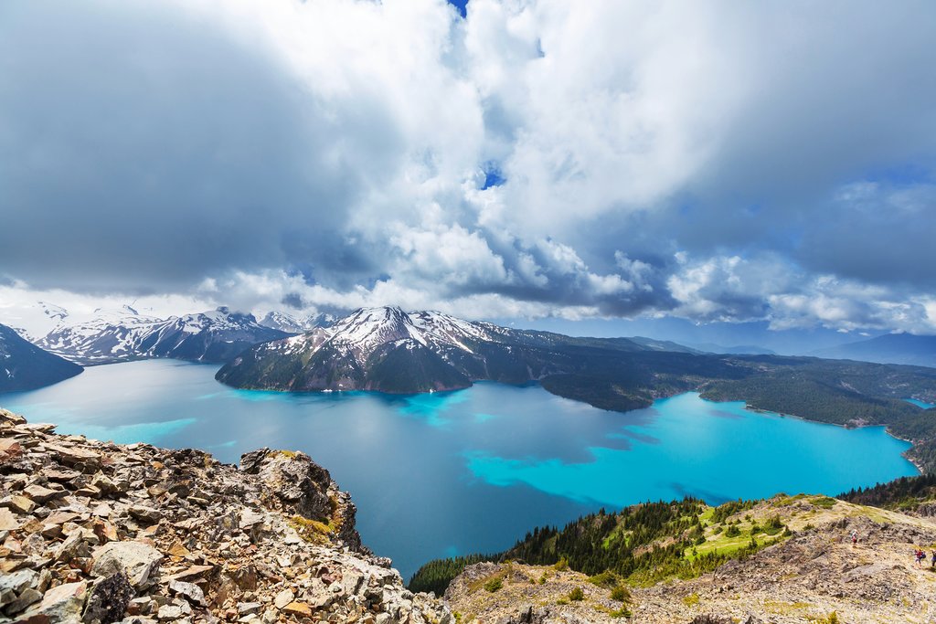Icy blue Garibaldi Lake