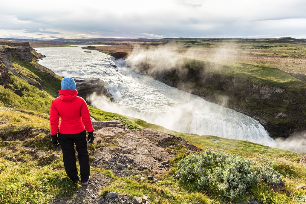 Gullfoss waterfall in the Golden Circle