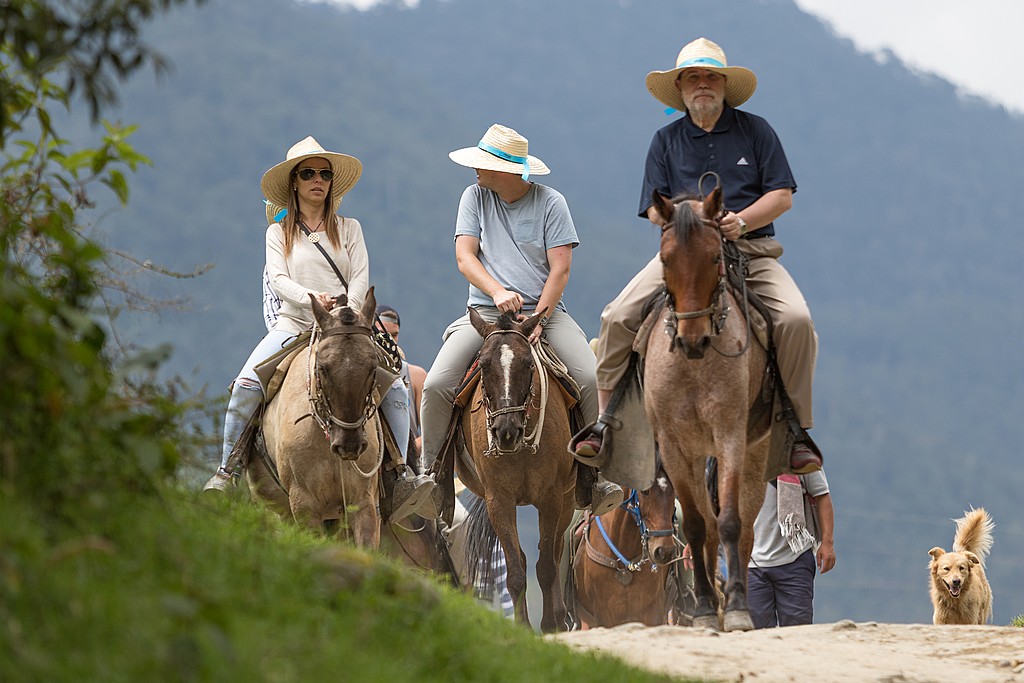 Horseback riding in Colombia