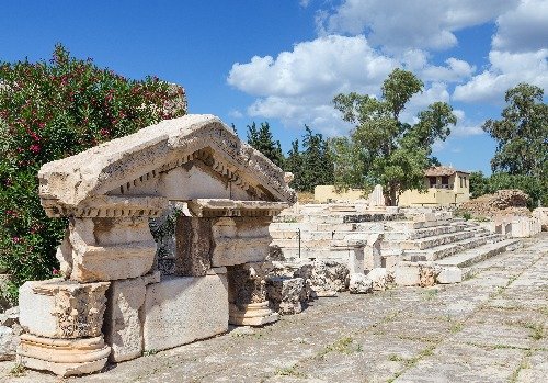 Part of the ruins