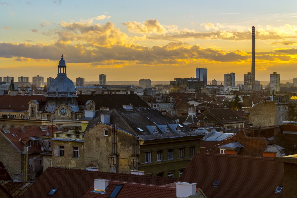 View over Kaptol