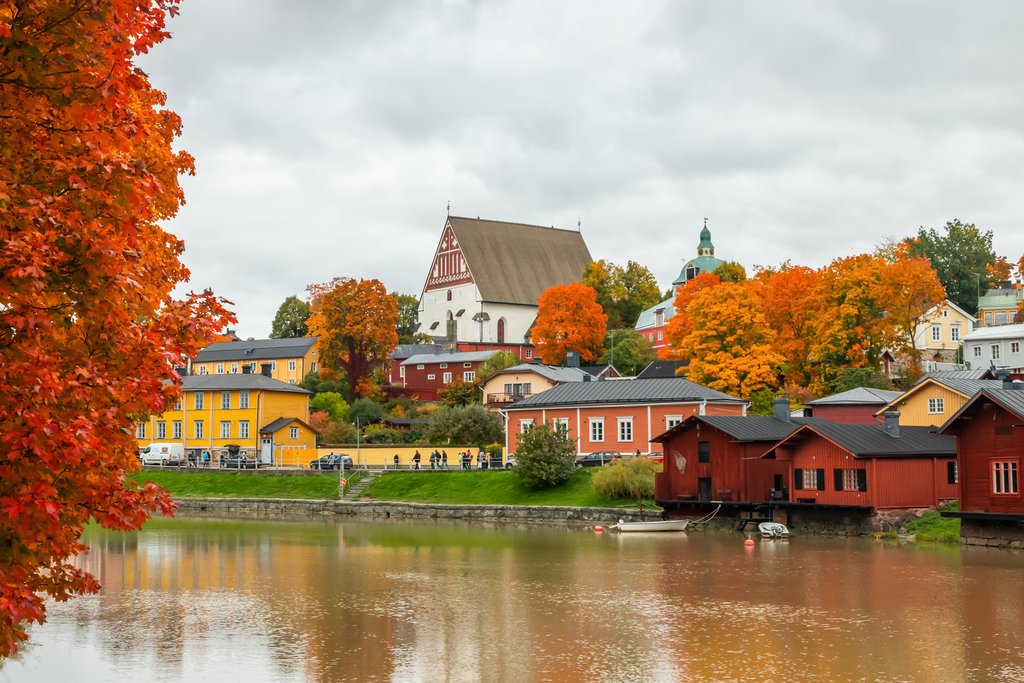 Porvoo's scenic waterfront
