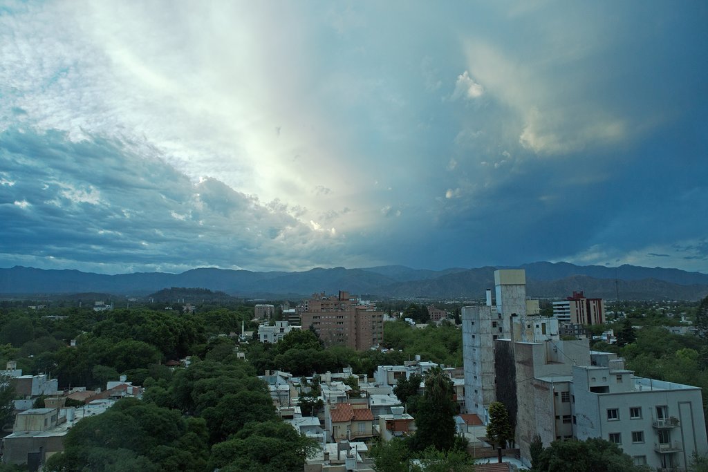 View of Mendoza, center of the Argentinian wine industry.
