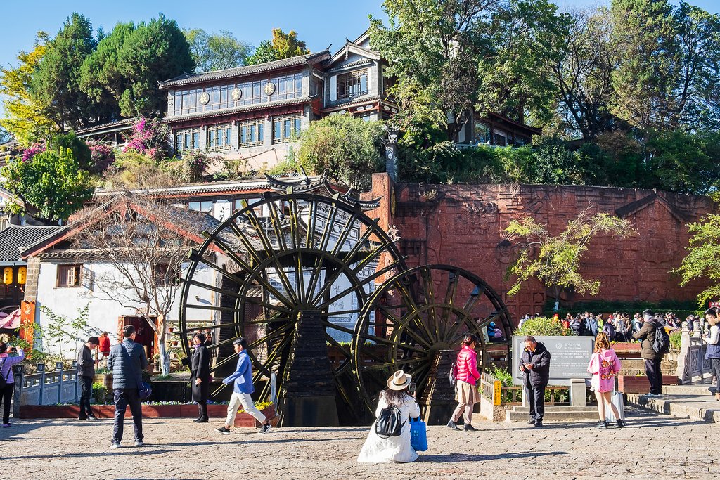Watermill in Lijiang's Old Town