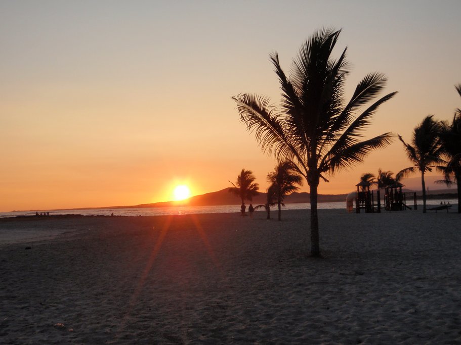 Sunset at beach