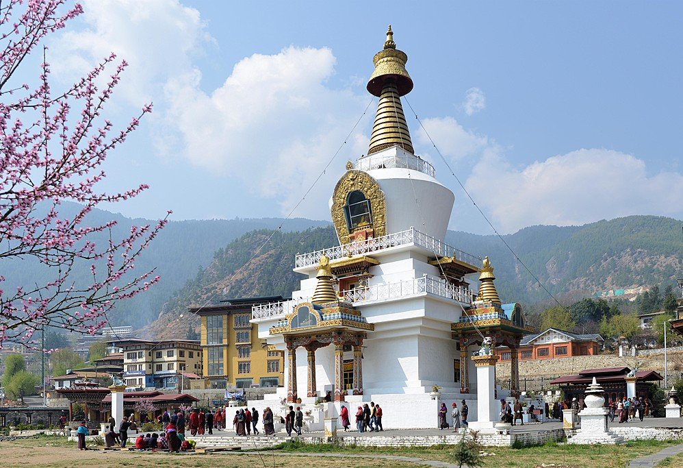 The Memorial Chorten in Thimphu