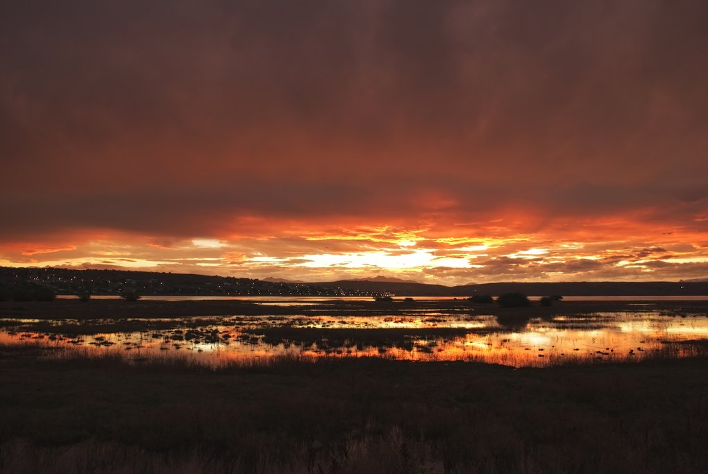 Sunset over El Calafate