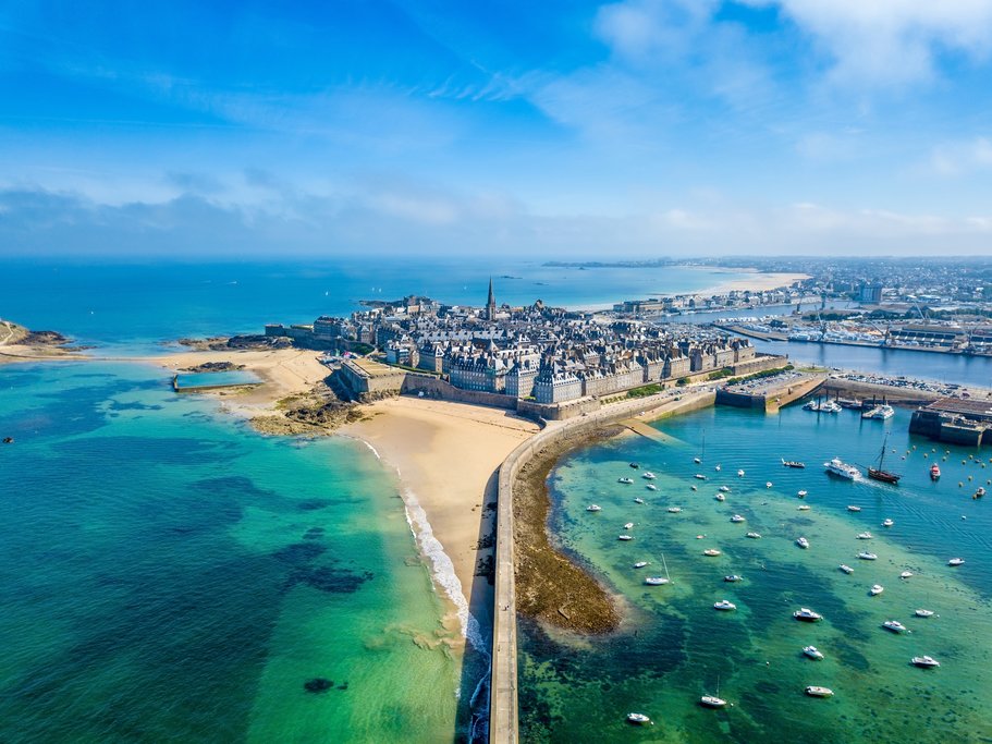 Saint-Malo at sunrise