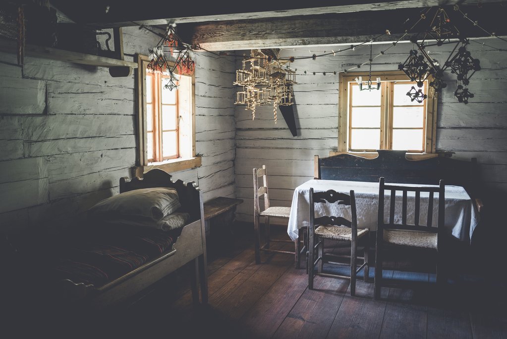 Old home in the ethnographic museum