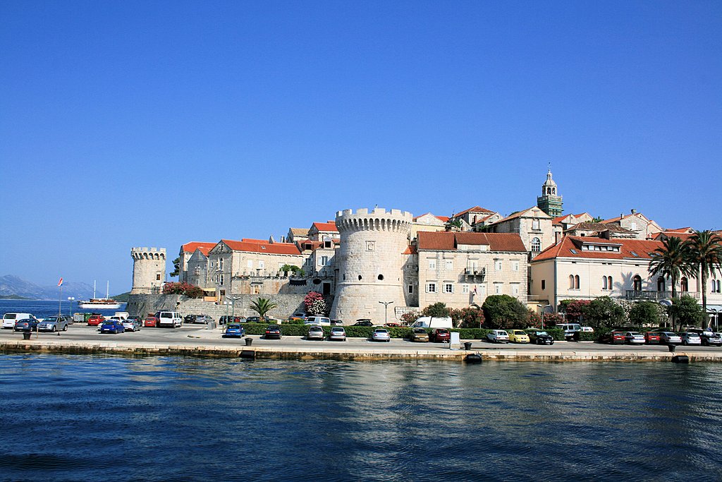 Korčula Old Town and waterfront
