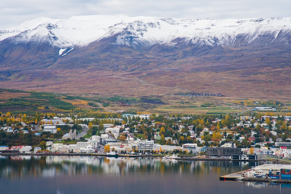 Iceland's 2nd largest city is the size of a small town