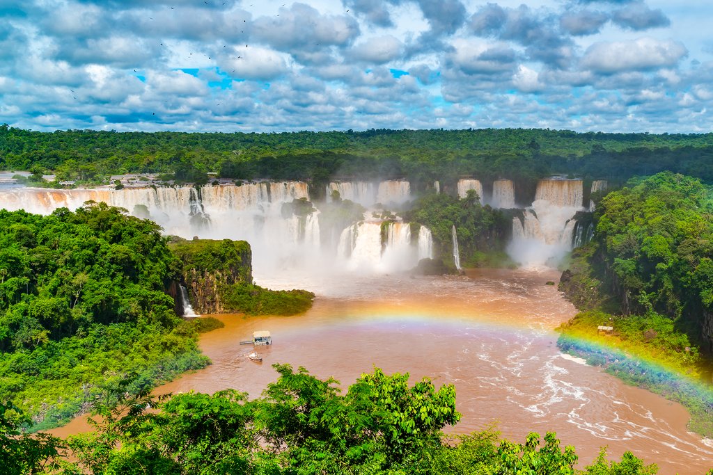 View of the falls from the Brazilian side