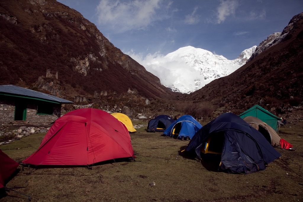 Camp at Jangothang