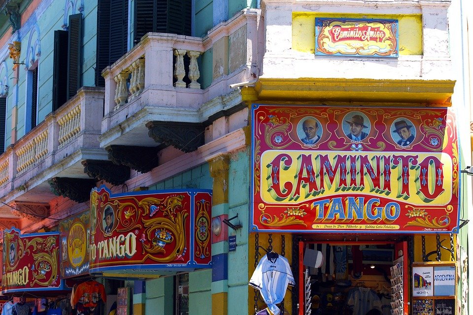 Caminito Street, in B.A.'s La Boca neighborhood