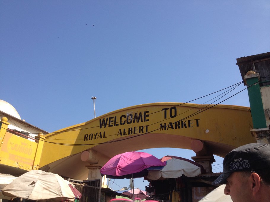 Banjul is home to Albert Market, one of the largest markets in the country