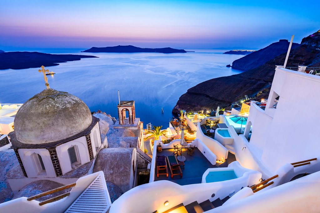Get one more glimpse over the caldera