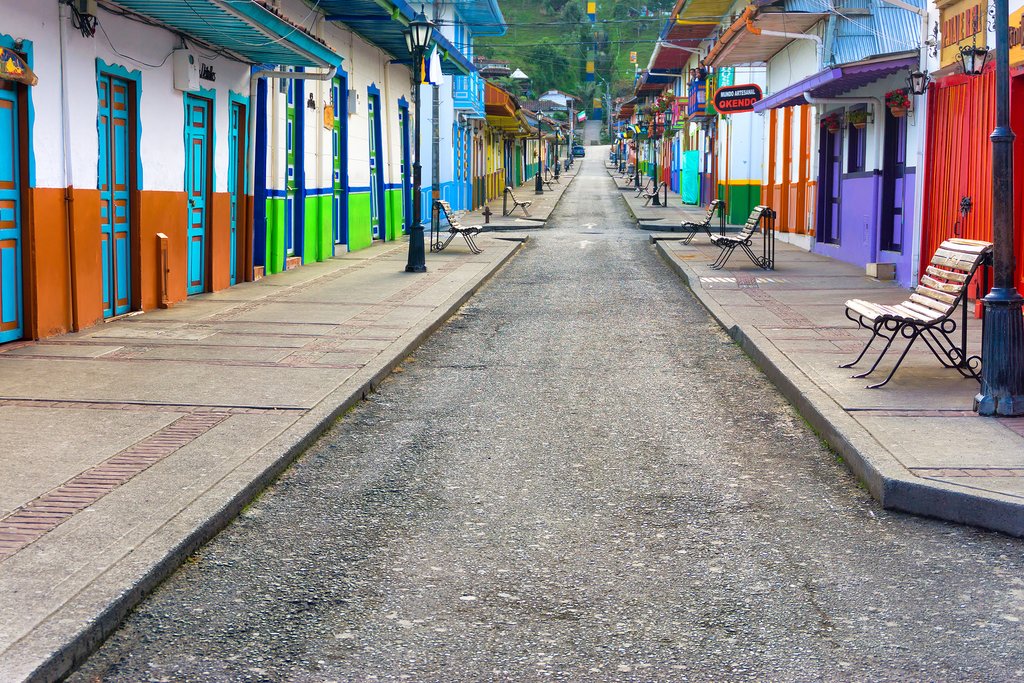 Quaint street in Salento
