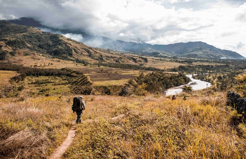 Beautiful panorama of Baliem Valley