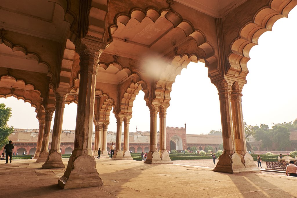 Part of today's tour includes the Red Fort