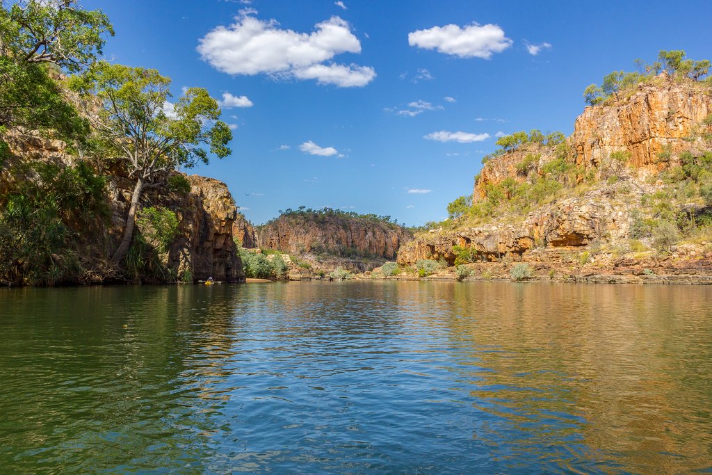 Take a boat trip down Nitmiluk Gorge in Katherine
