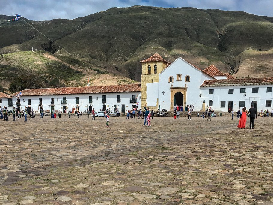 Plaza central Villa de Leyva