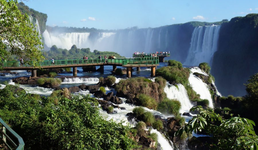 Enjoy the panoramic views on the Brazilian side