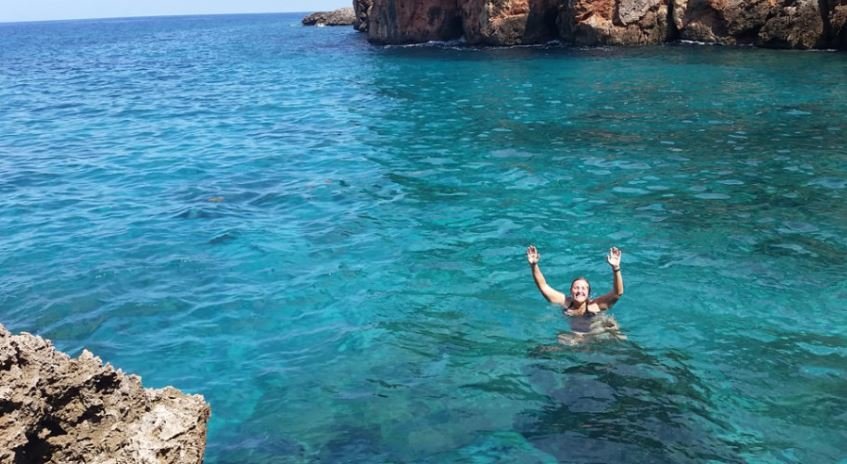 Enjoying the waters of the Zapata Peninsula