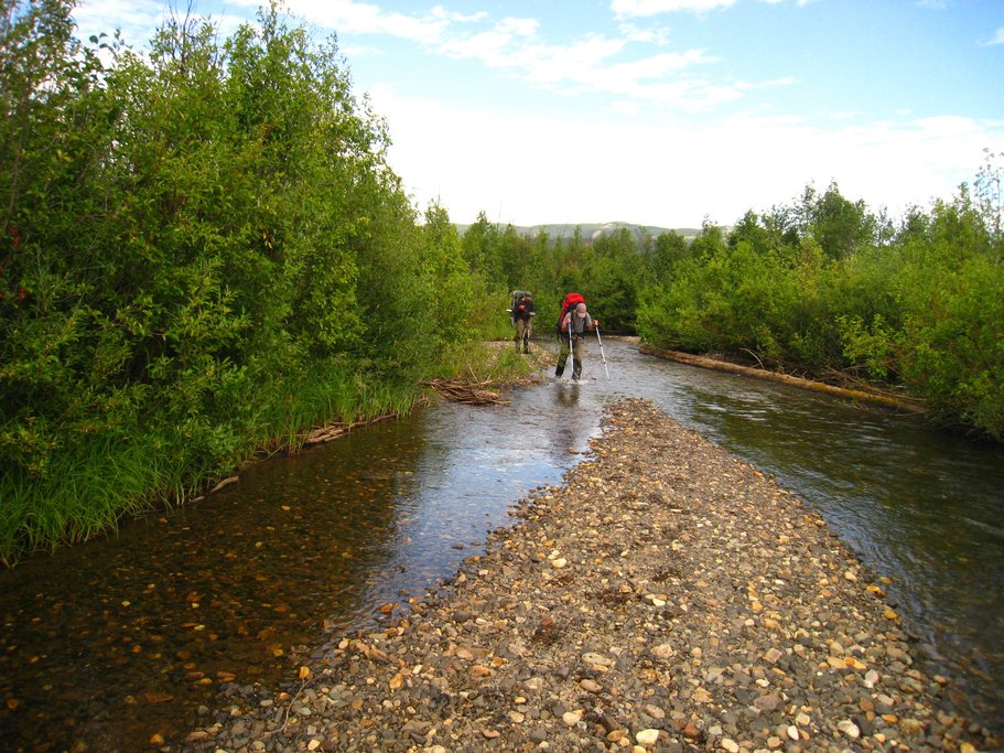Following the creek to Mowdade Lake