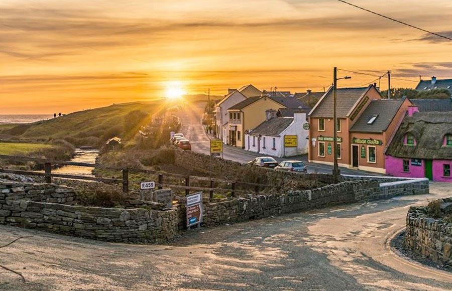 Doolin at sunset