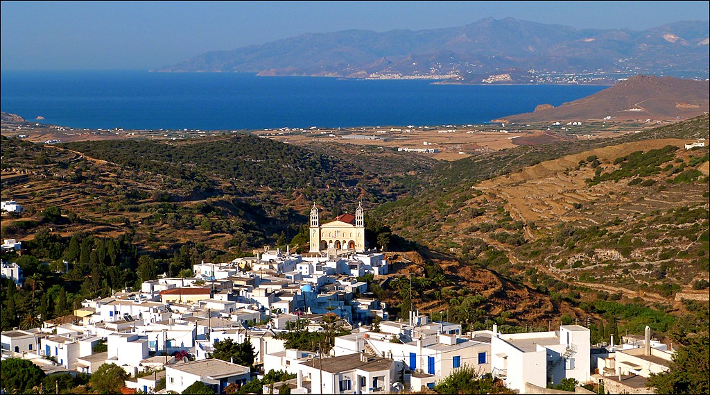 The Agia Triada church and surrounding area