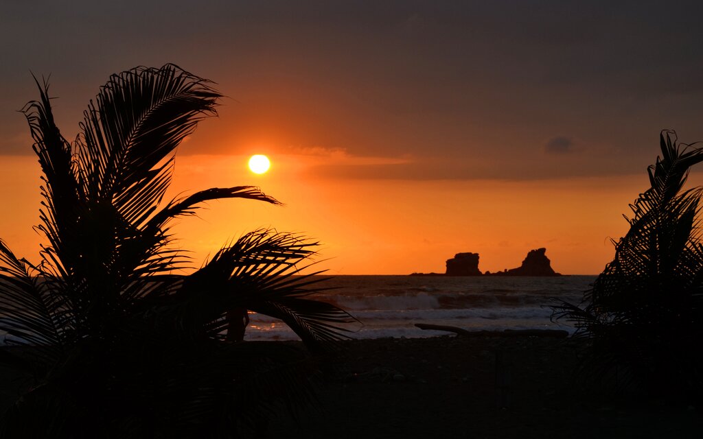 Beautiful sunsets in Ayampe