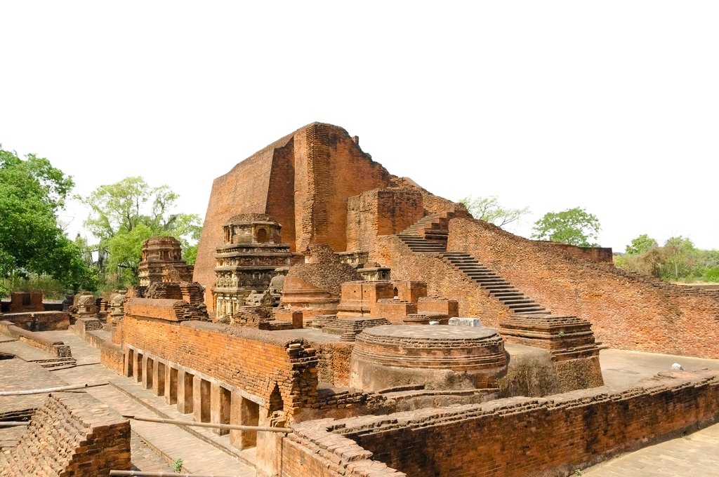 Ruins of the university at Nalanda