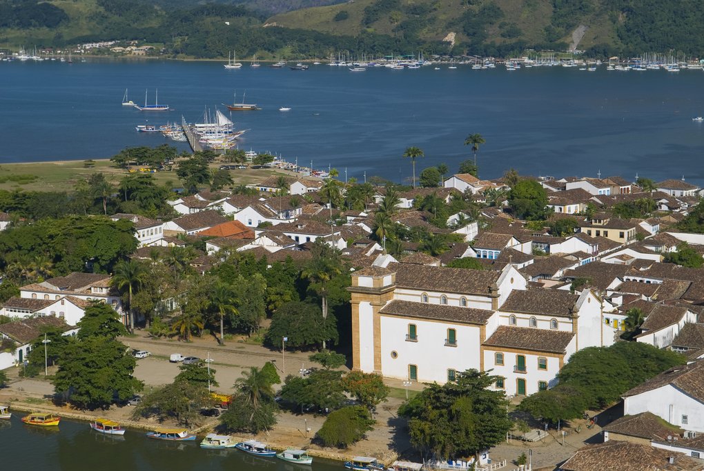 View of historic Paraty