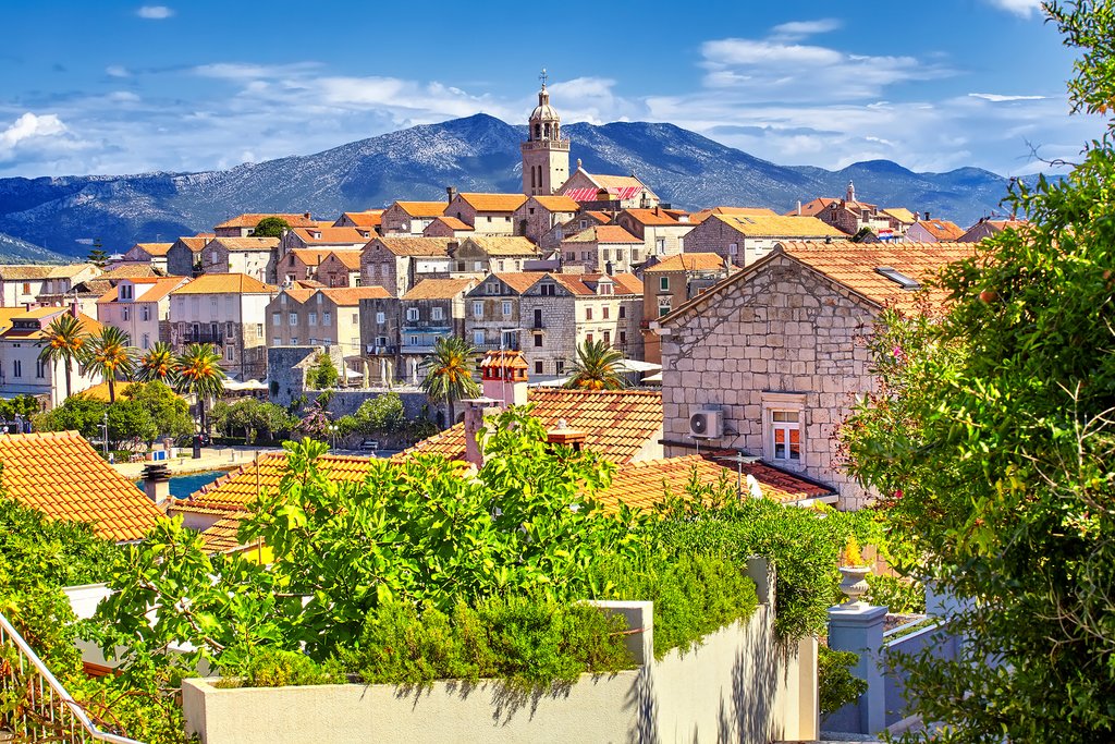 View across Korčula Town