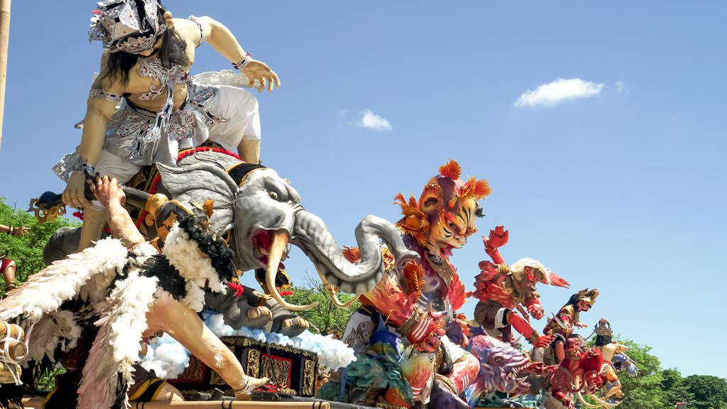 Ogoh-Ogoh floats on display