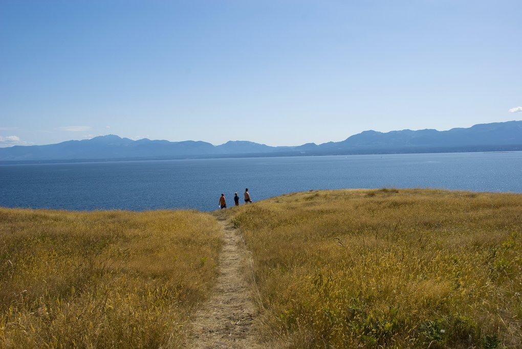 Walking and biking trails on Quadra Island