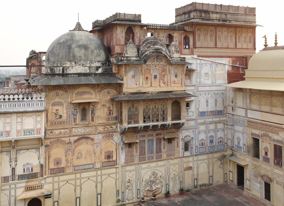 Visit the 14th-century Karauli City Palace