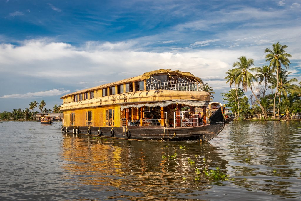 Houseboat in Kerala backwaters